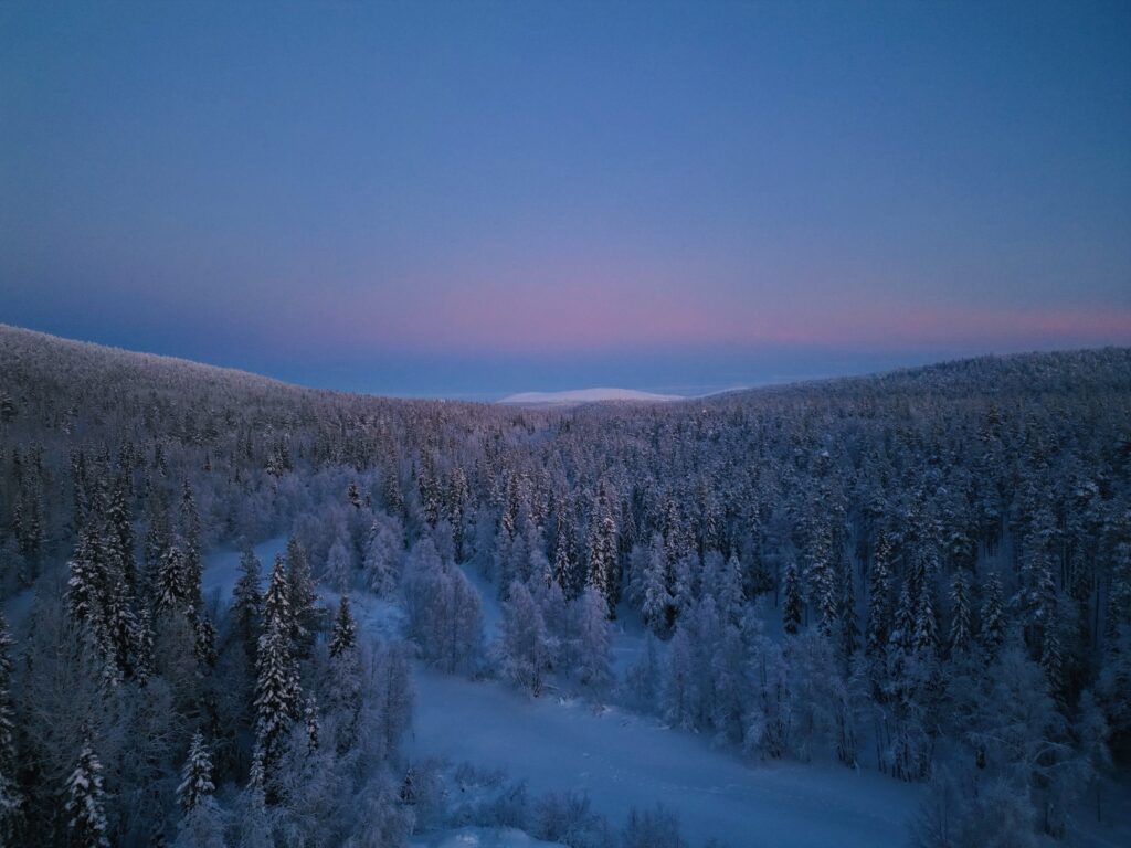Beautiful view Ylläs Lapland